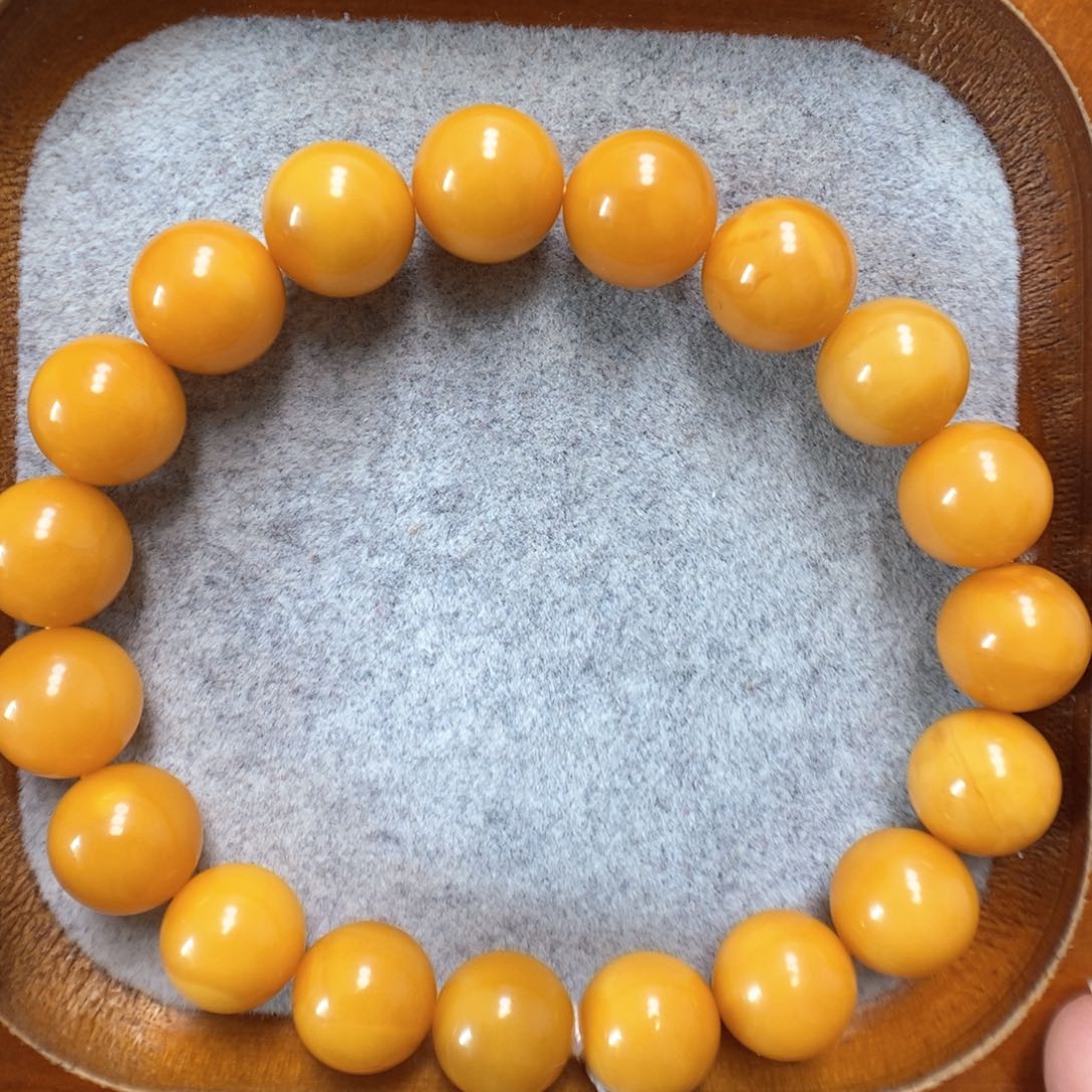 蜜蜡手串未镶嵌蜜蜡手串