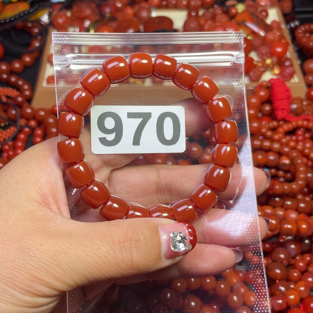 南红玛瑙手串未镶嵌+*