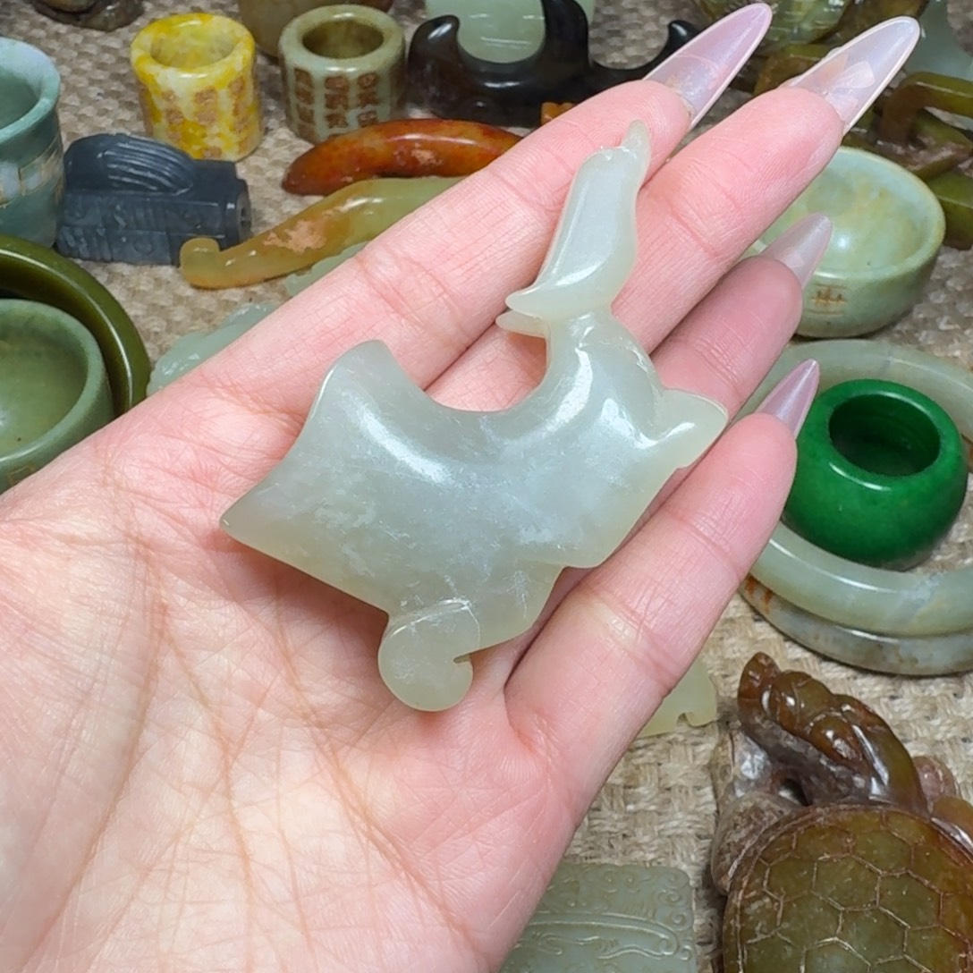 白玉菩提吊坠挂件