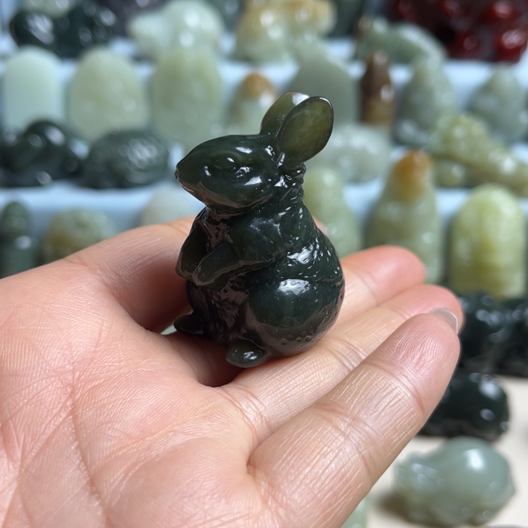 和田玉未镶嵌摆件