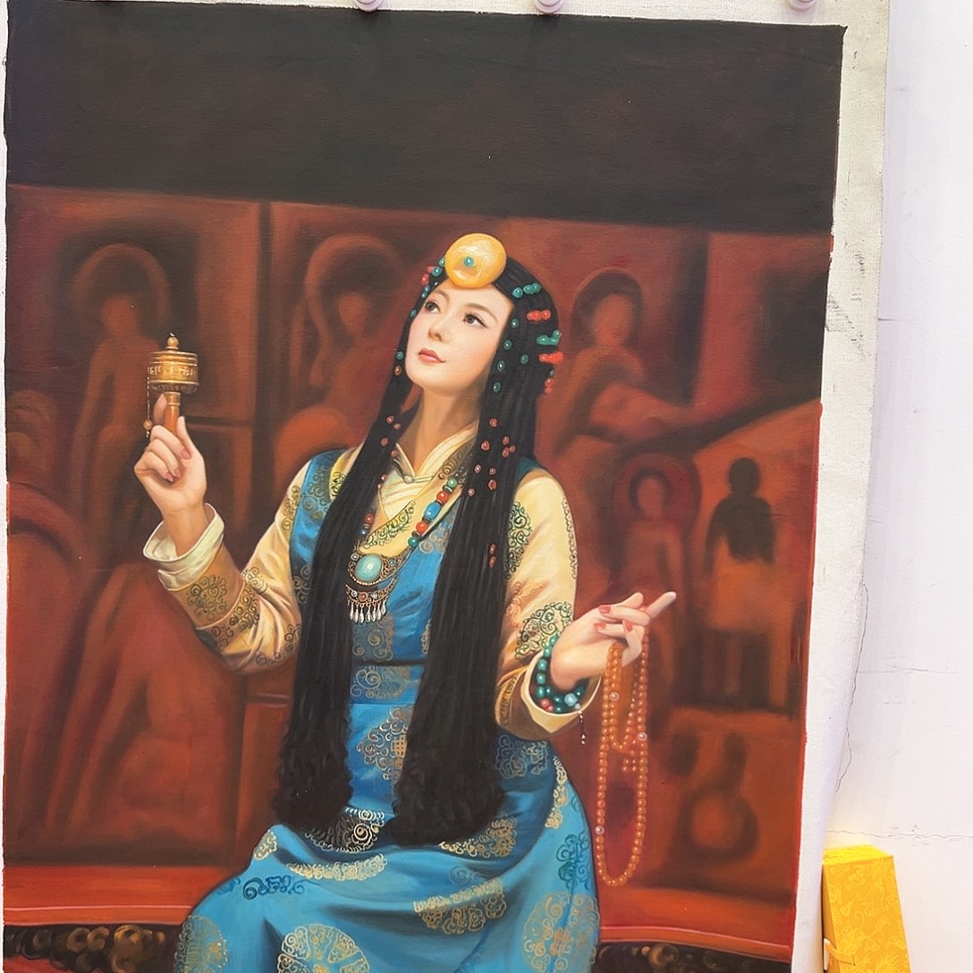 国画画家作品二郎老师精品原作