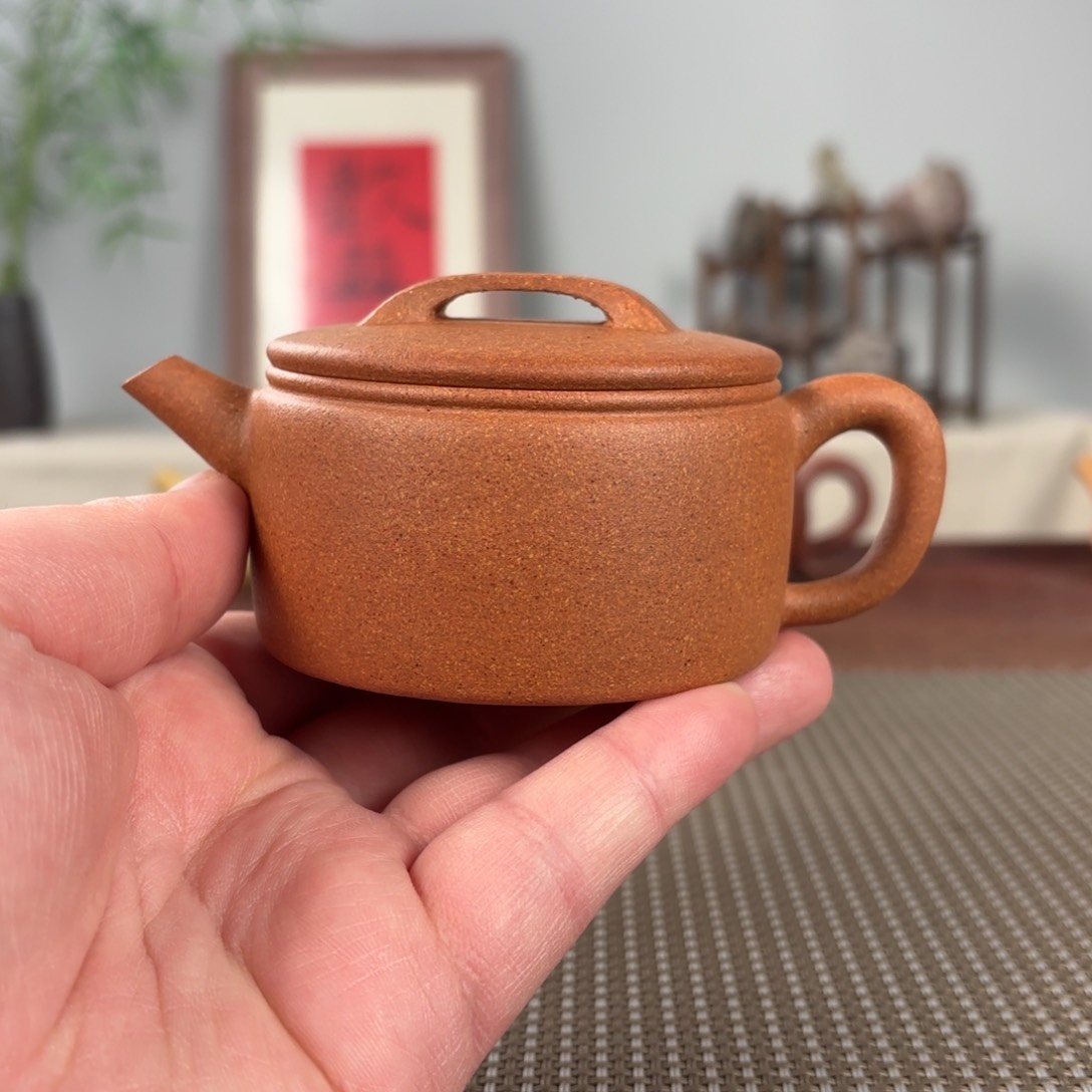 紫砂茶壶微瑕黄龙山原矿紫砂壶