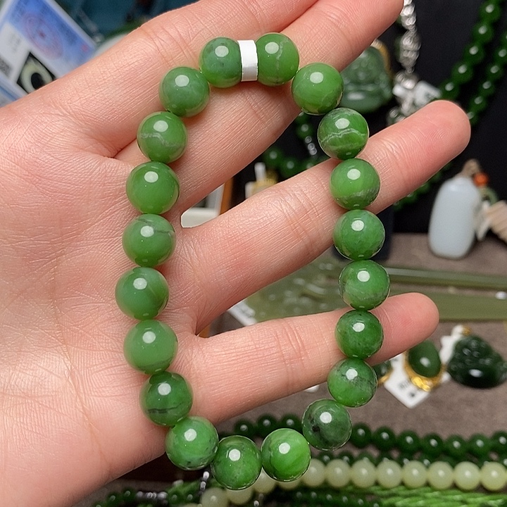 和田玉未镶嵌手链