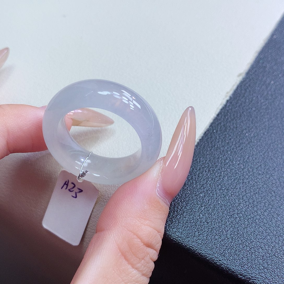 未镶嵌戒指翡翠23-24号