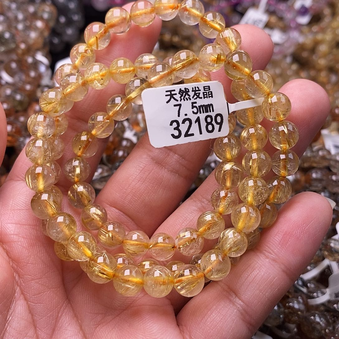 水晶手链未镶嵌佛**姐水晶