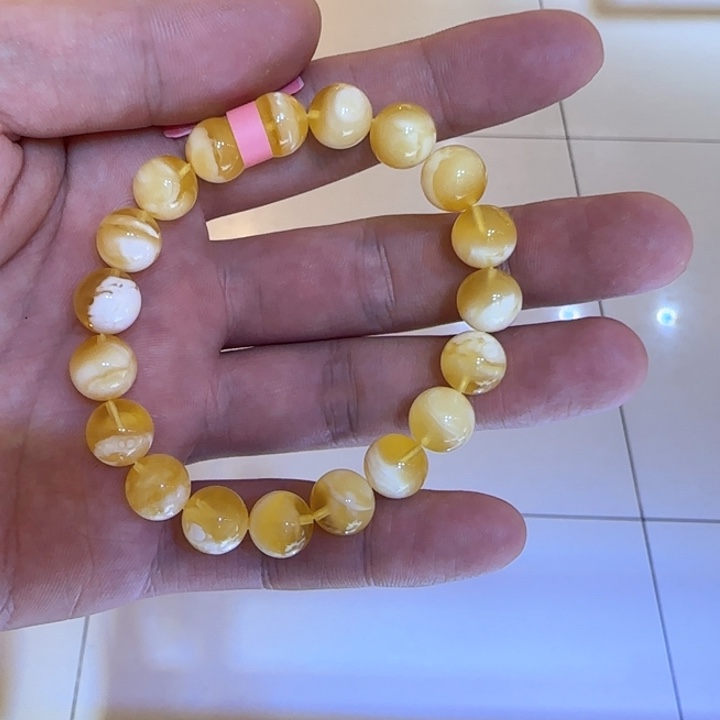 手链琥珀未镶嵌蜜蜡