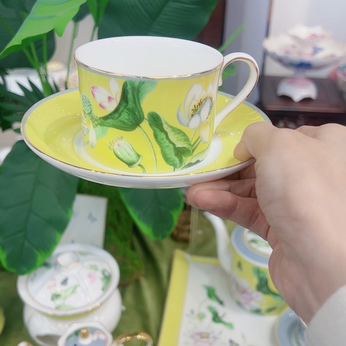 【闪购商品】骨瓷杯碟：