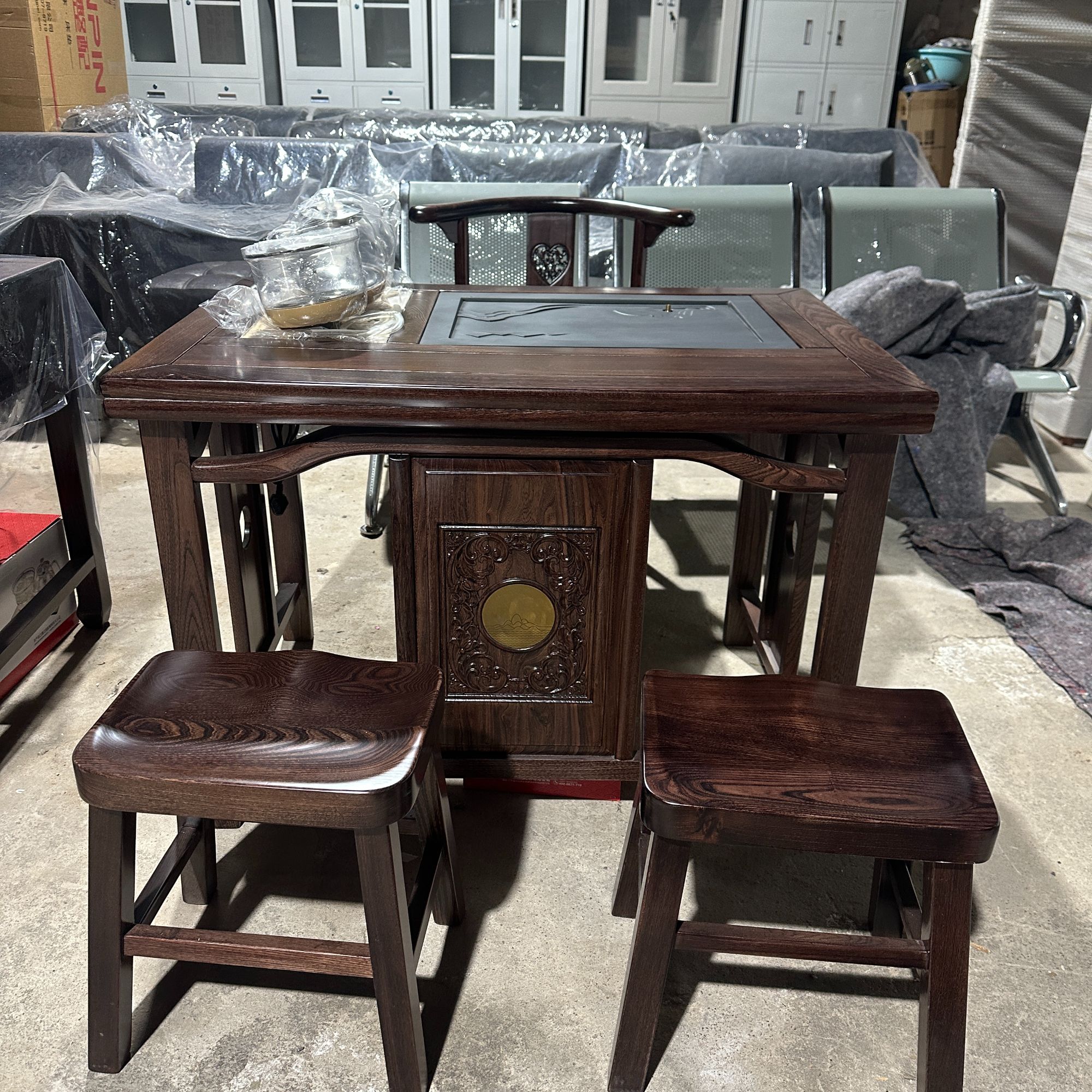 阳台实木茶桌定金链接