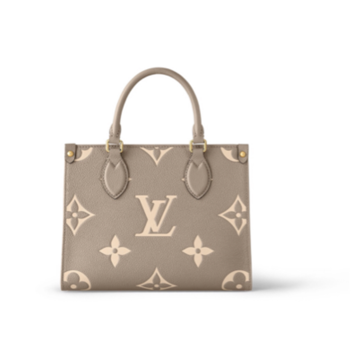 99新 LouisVuitton/路易威登 大象灰onthego小号提包芯片（缺肩带）