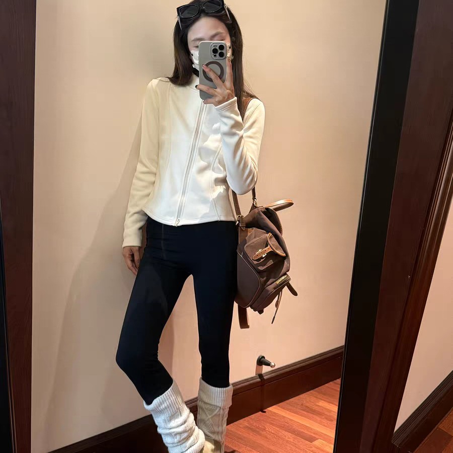 P&C studio LU家修身款 桑蚕丝羊毛修身运动上衣