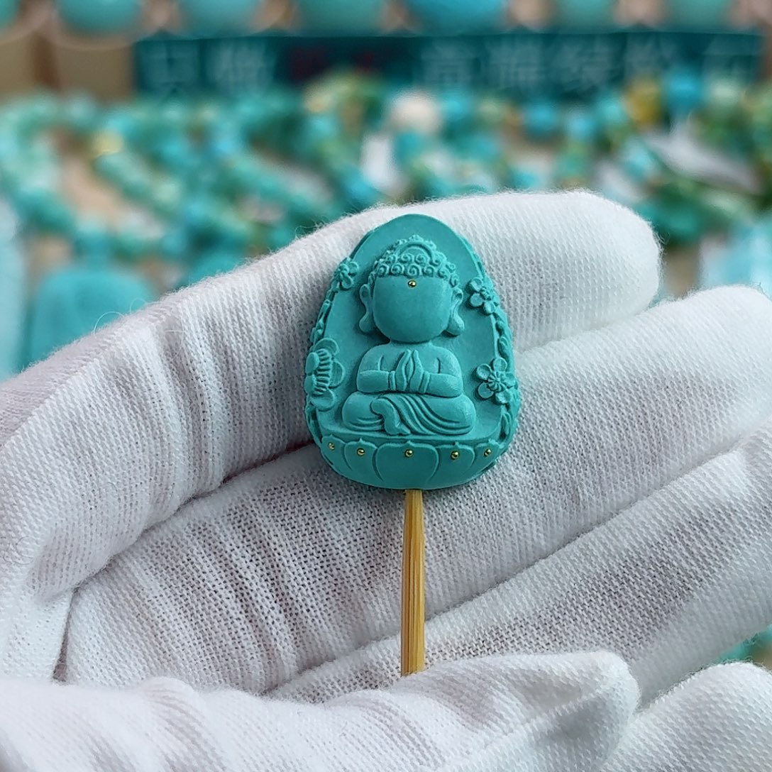 绿松石未镶嵌珠宝奇石