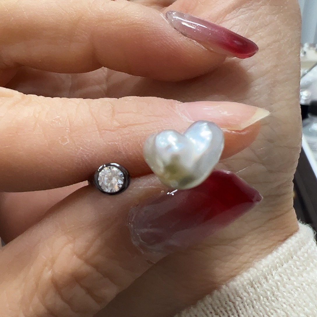 海水珍珠戒指银S925镶嵌