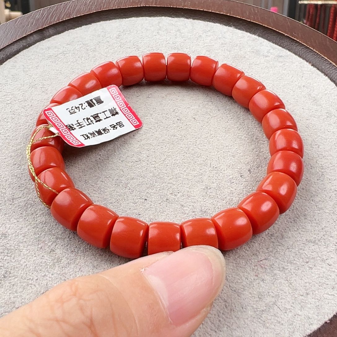 南红玛瑙手串未镶嵌