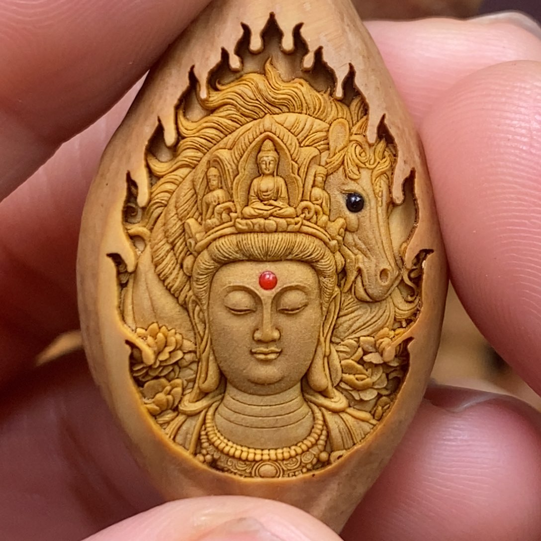 猴头核桃吊坠橄榄核桃