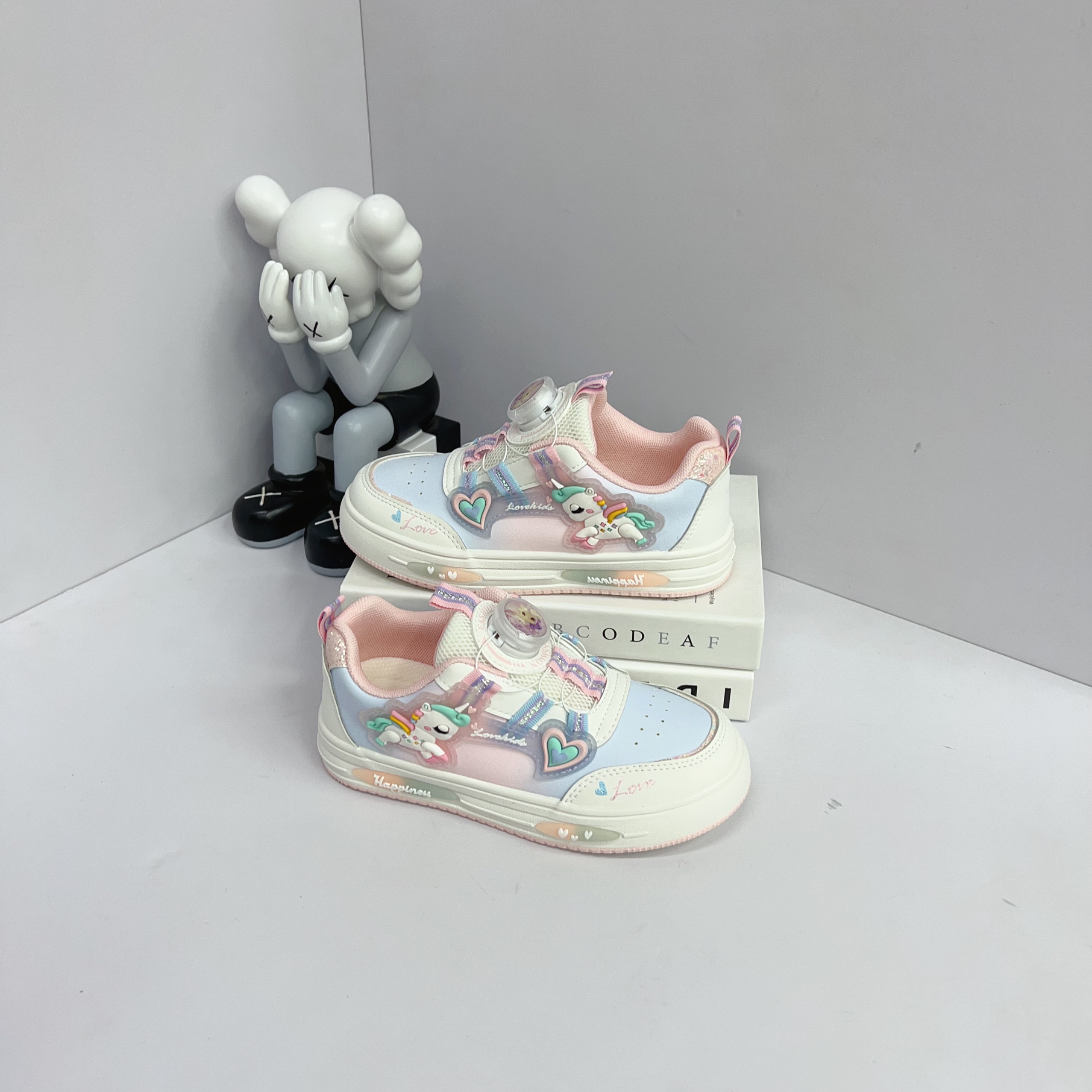 1927儿童防滑透气春秋低帮板鞋白色潮鞋百搭