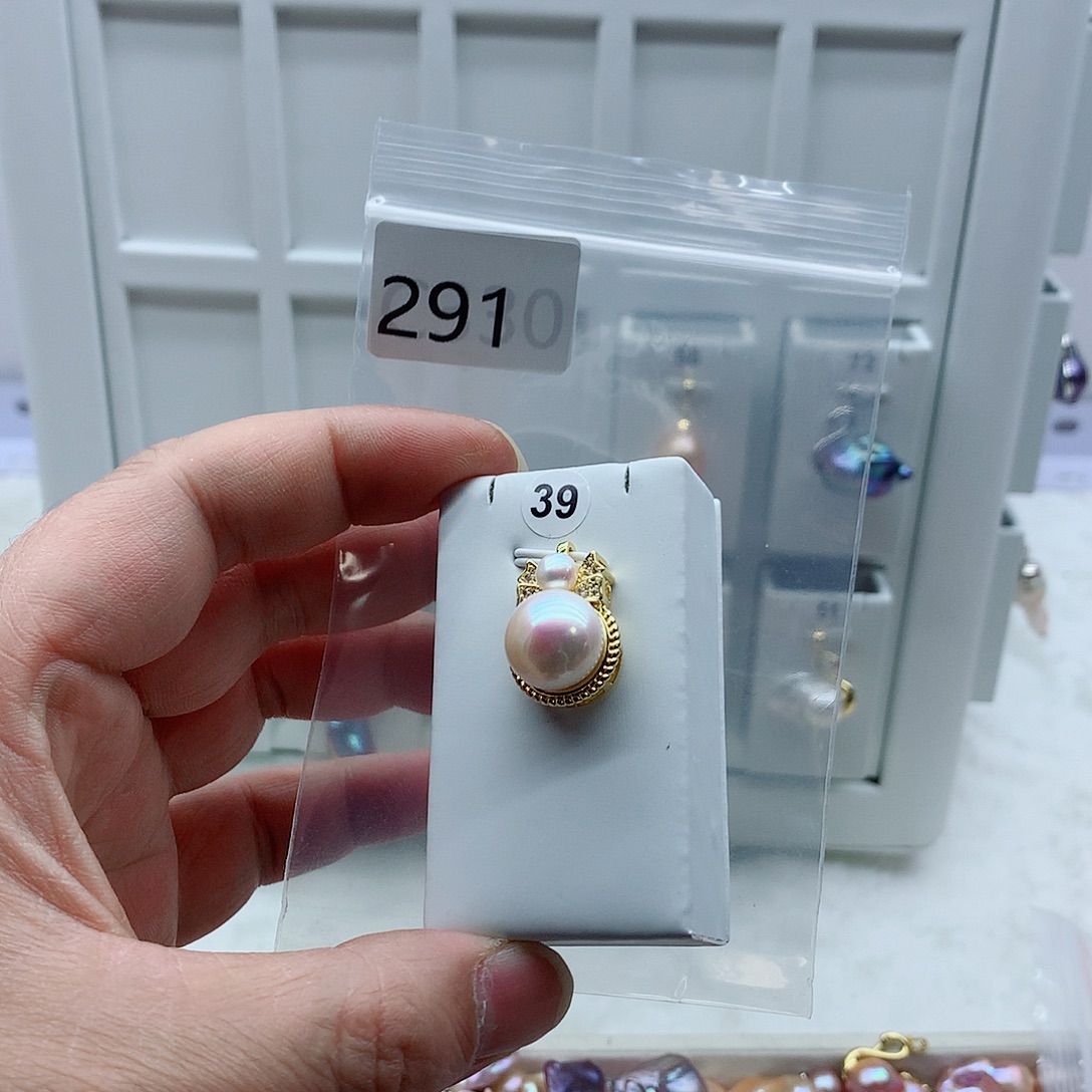 吊坠(不含链)合金淡水珍珠