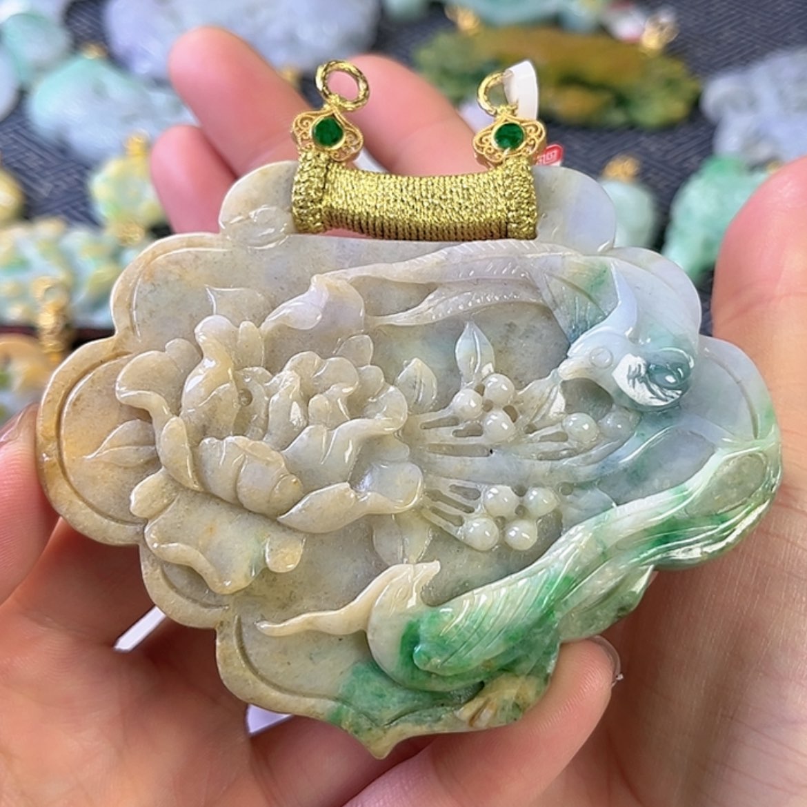 【闪购商品】翡翠颈饰未镶嵌挂件