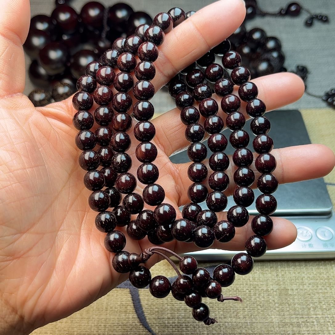 檀香紫檀（小叶紫檀）0.8 108颗