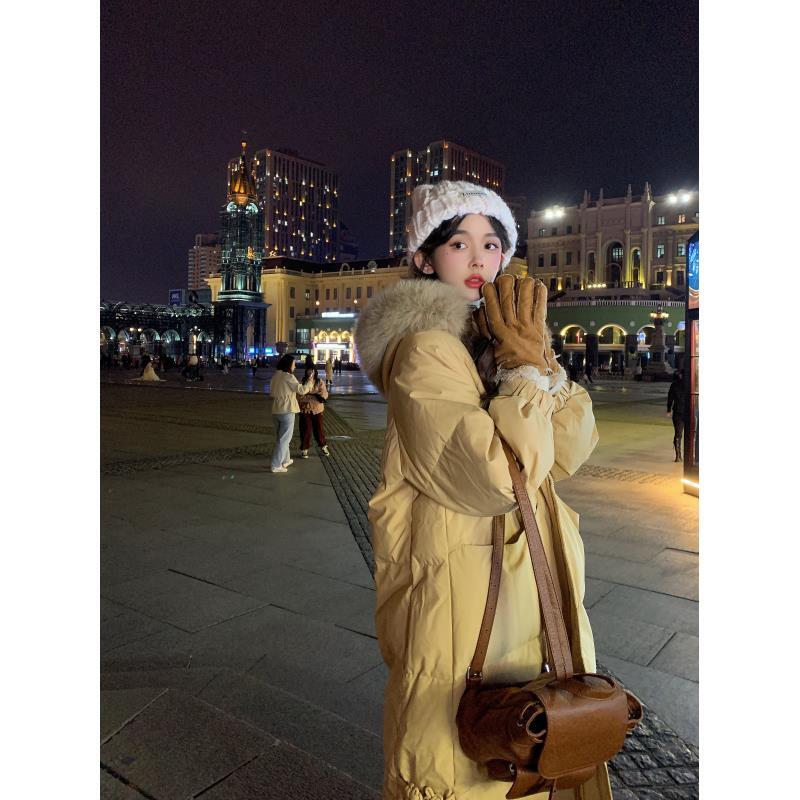 余紫绮【热奶茶】新款百搭显瘦羽绒外套ZX9019112