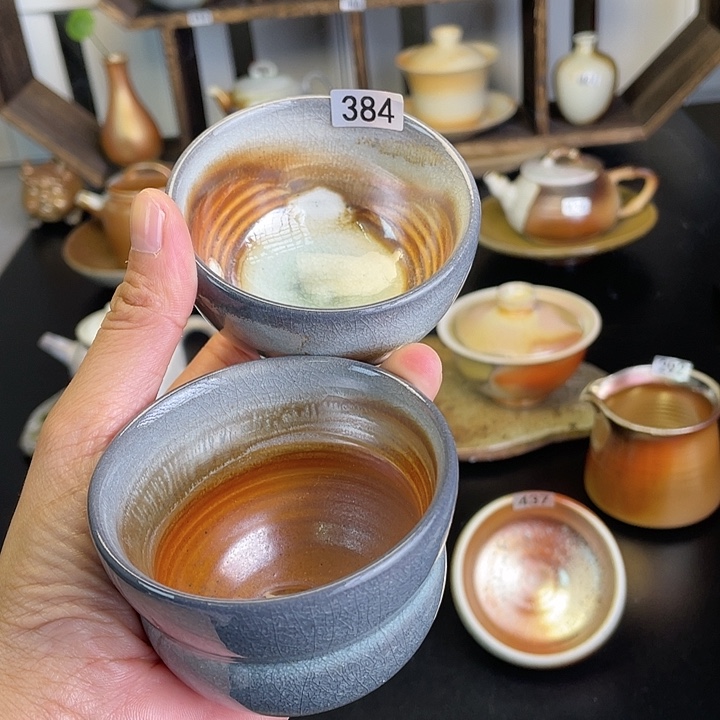 一***。燃薪柴烧茶器主人杯