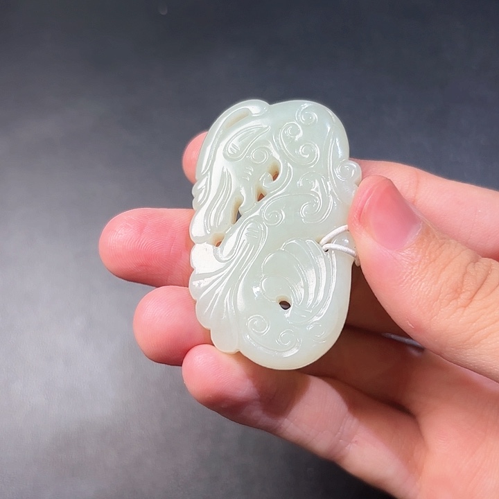 和田玉挂件未镶嵌阿*