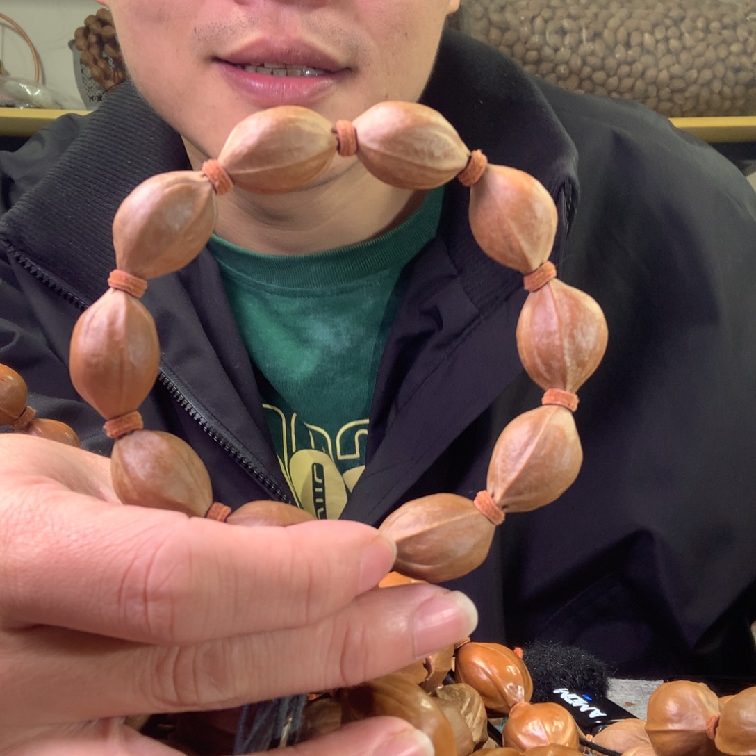 老***高橄榄核手串/手链梅林铁核17/24加三通定制款不通不换
