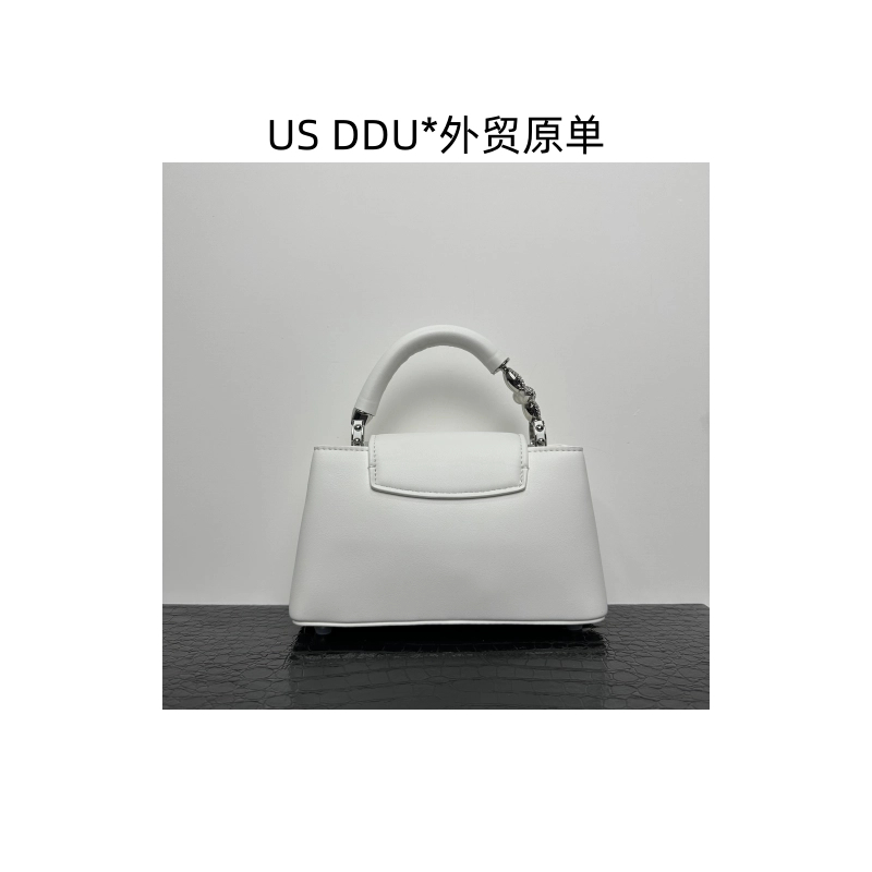 L 白色钻钻KP手提斜挎包2558/H010