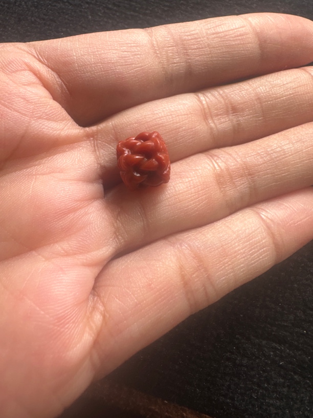 南红川料吞噬单珠