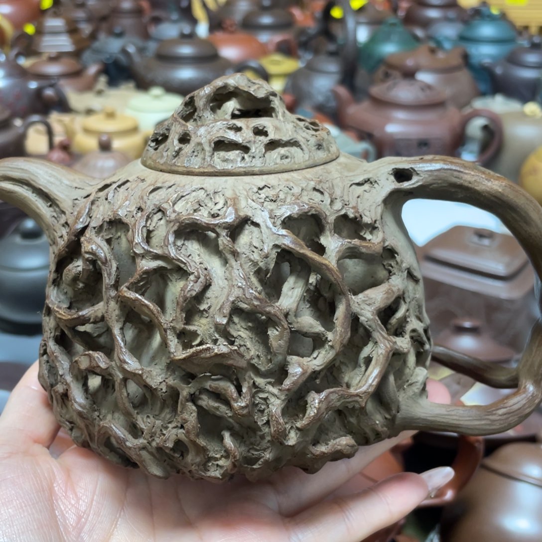我***田紫砂茶壶紫砂艺术作品