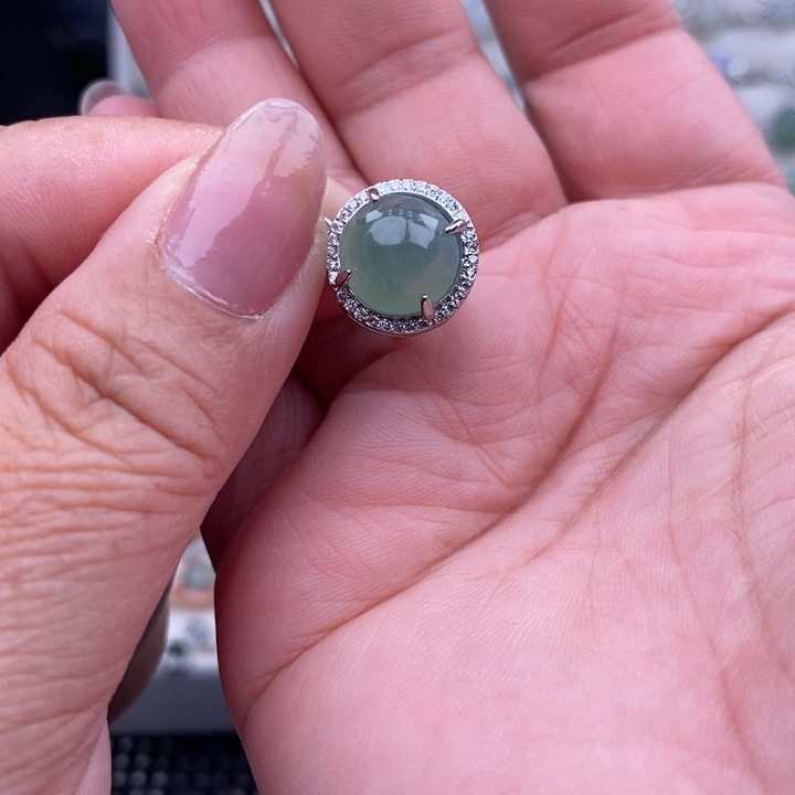 未镶嵌戒指翡翠小*缅甸