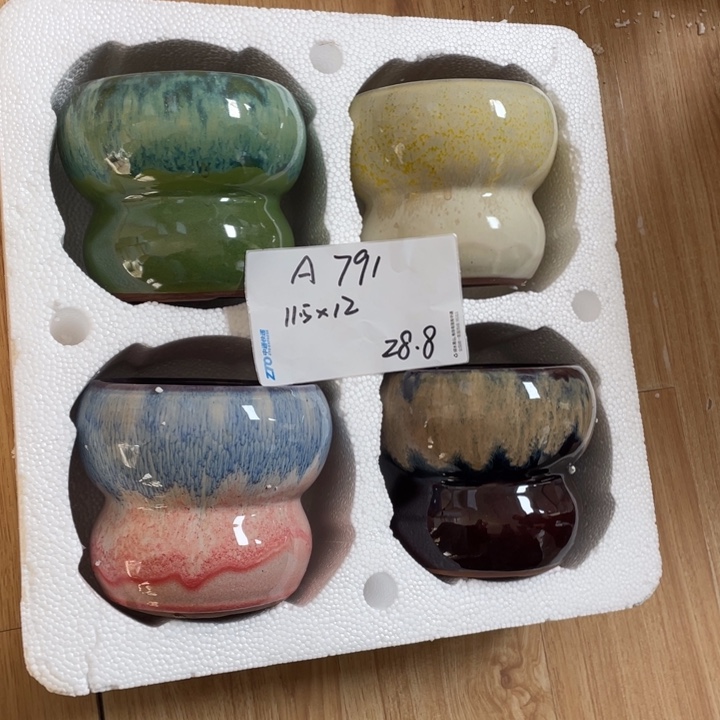 粗陶多肉花盆微瑕791