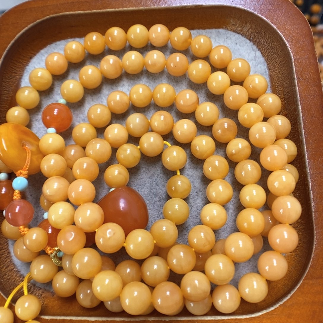 蜜蜡手串未镶嵌蜜蜡