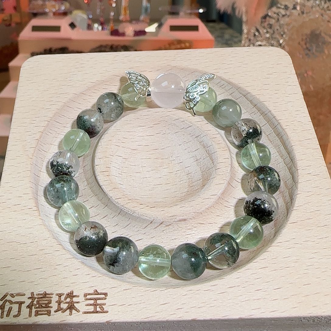 水晶手串未镶嵌盆满钵满10m