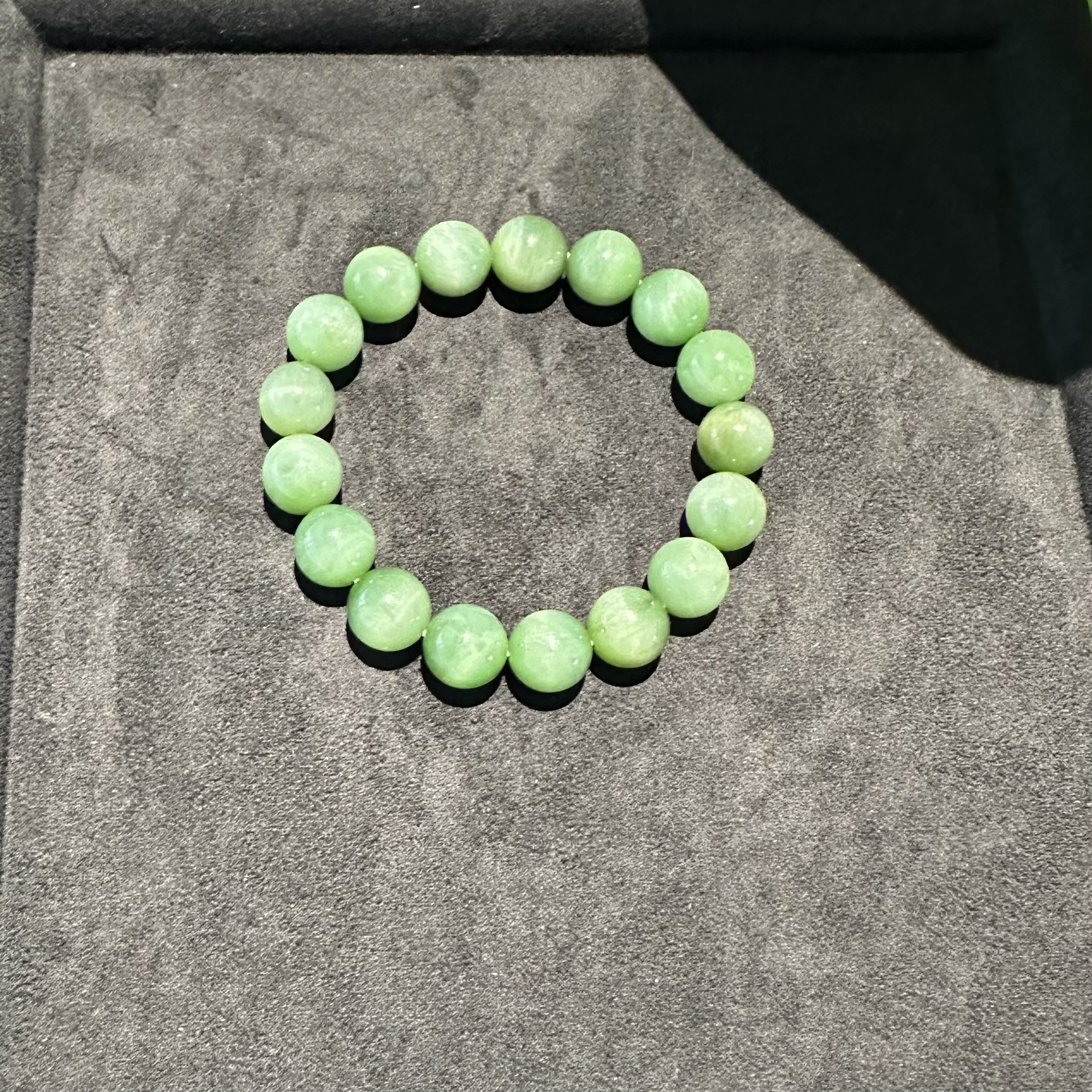 俄料无暇猫眼精品单圈手串