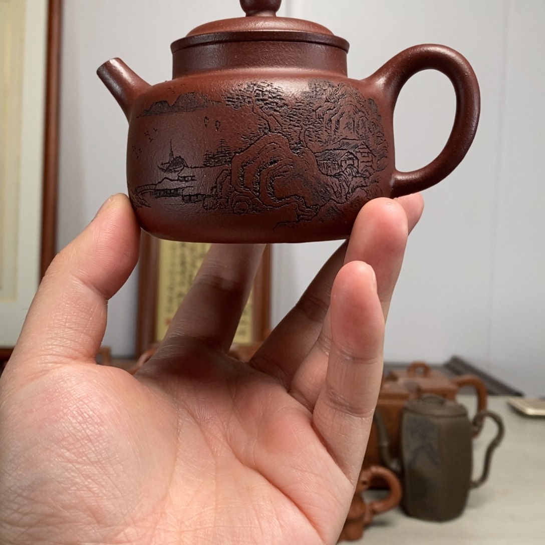 紫砂茶壶原矿泥料传统工艺制作