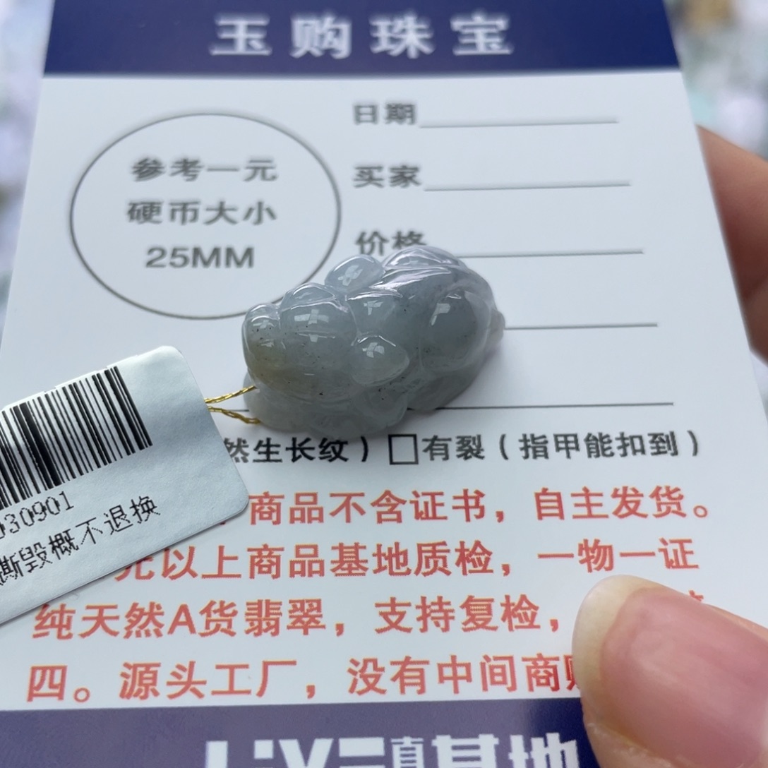 翡翠颈饰未镶嵌翡翠貔貅