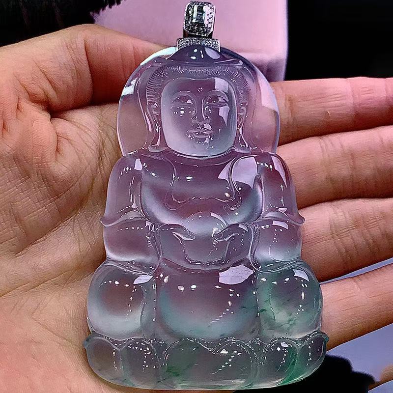 非金属珐琅吊坠 气质百搭精美观音吊坠