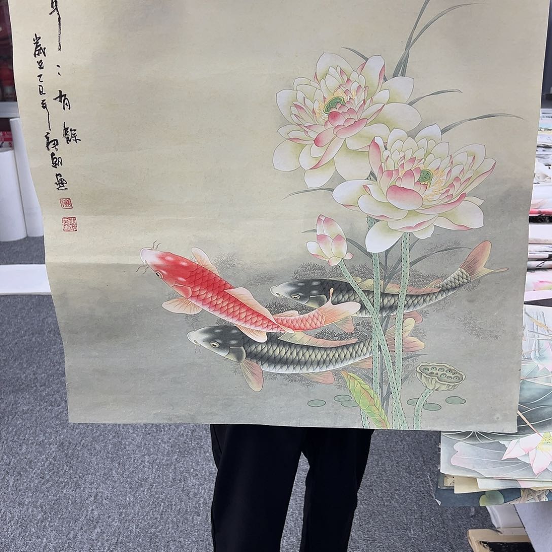 国画纯手绘字画宣纸