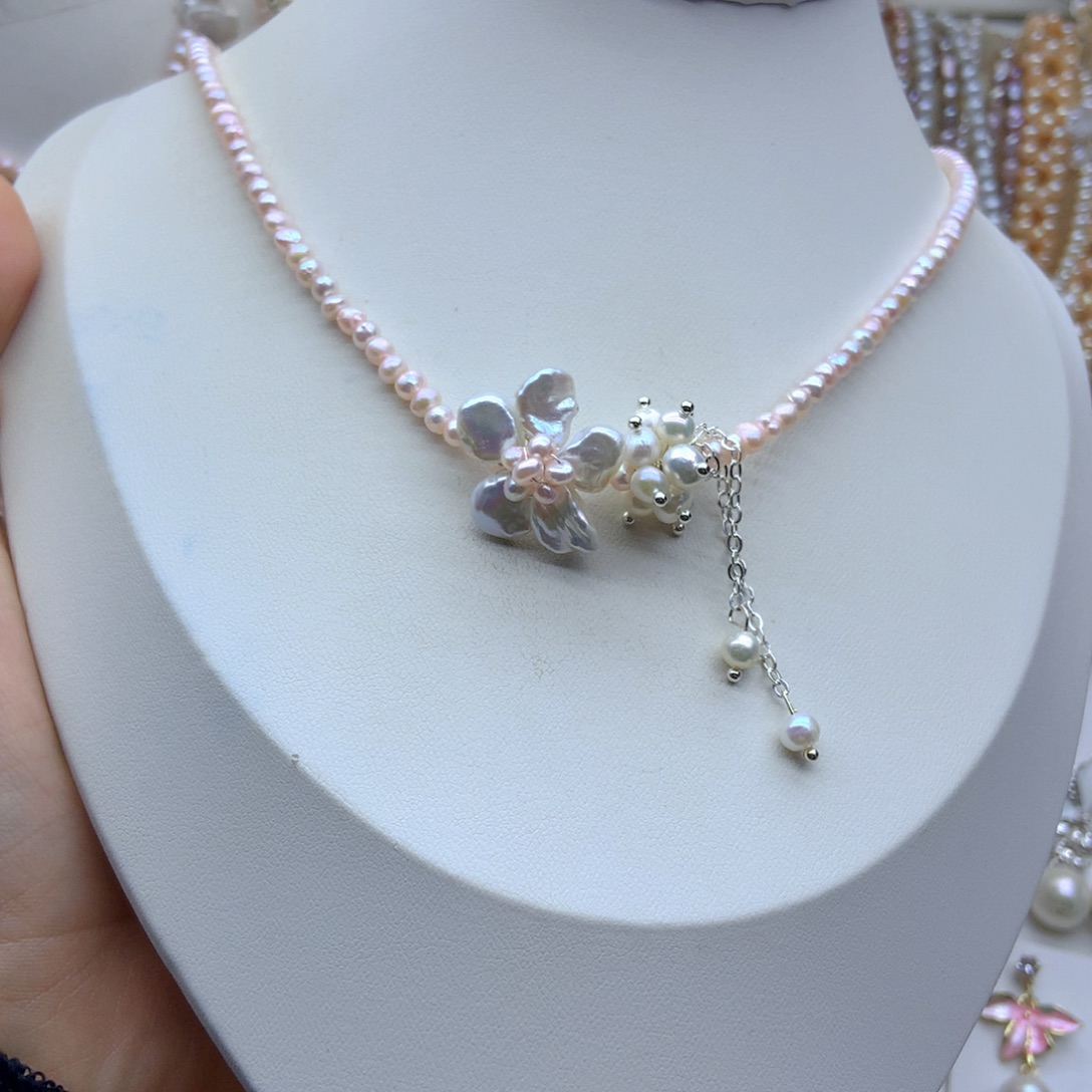 淡水珍珠未镶嵌颈饰