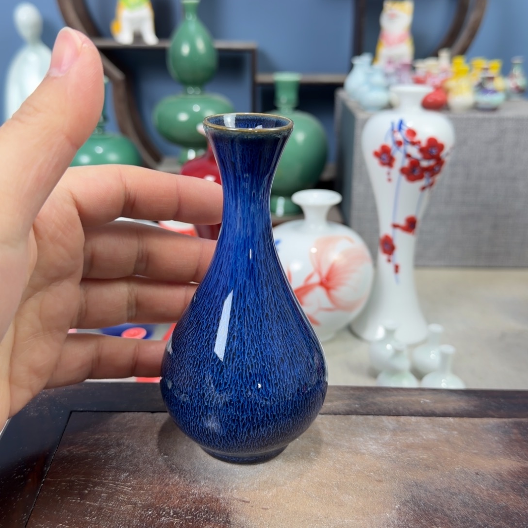 陶瓷手工小花器摆件