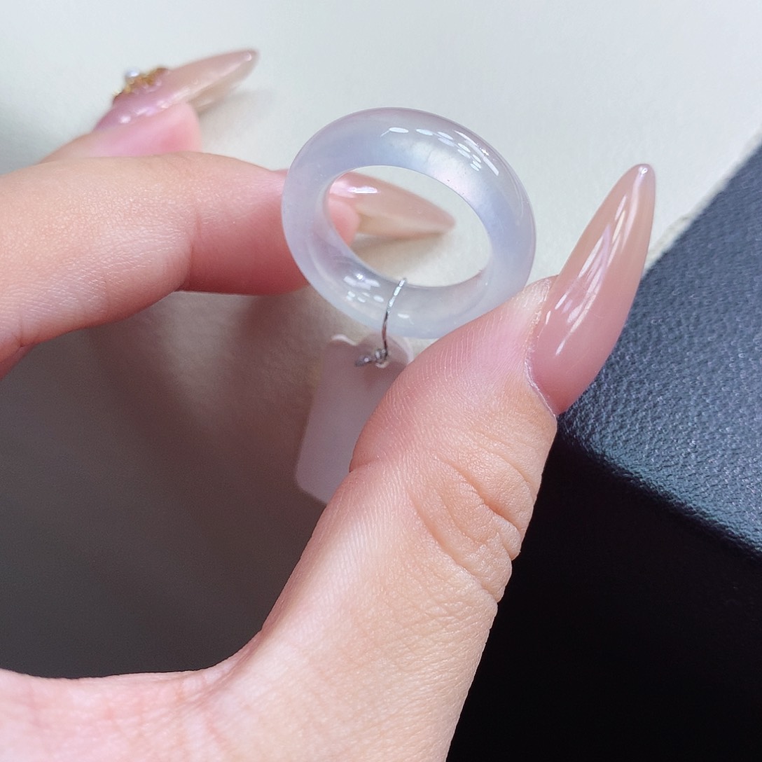 未镶嵌戒指翡翠10-11号