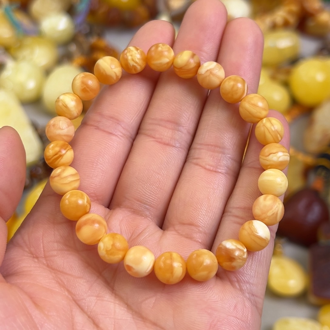 蜜蜡裸石未镶嵌蜜蜡