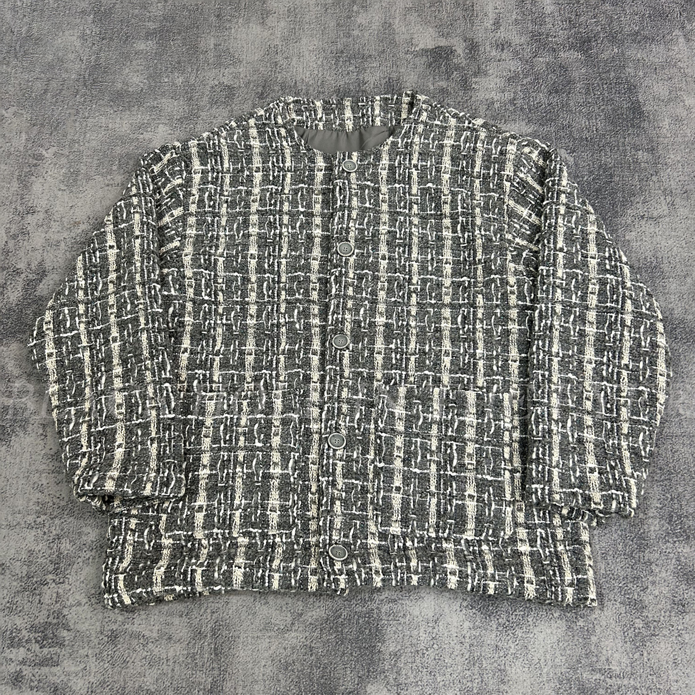 黑洞之眼第12季新款 重磅羊毛混纺小香风外套 原创高级定制配色！