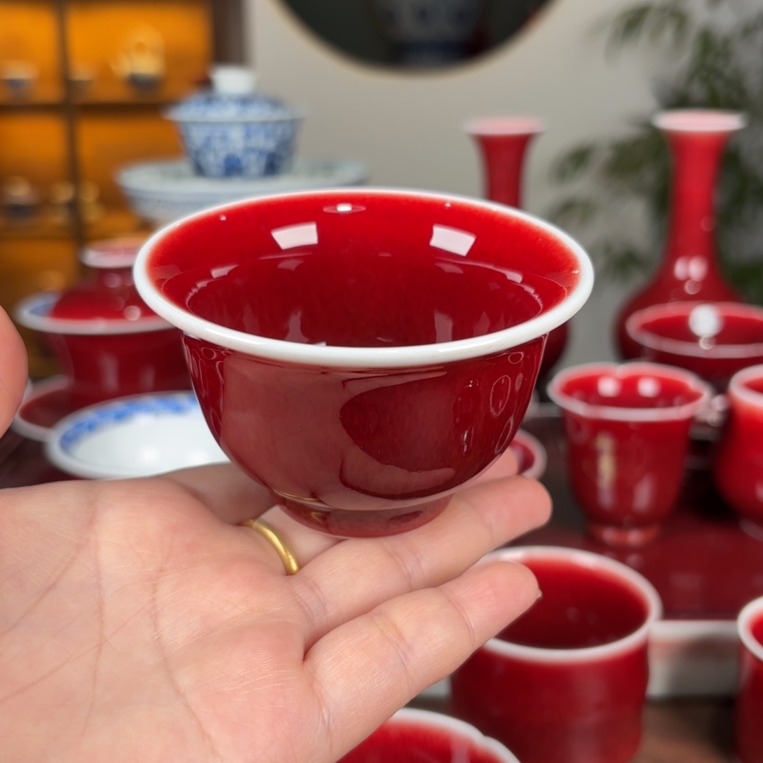 摆件景德镇高温原矿釉