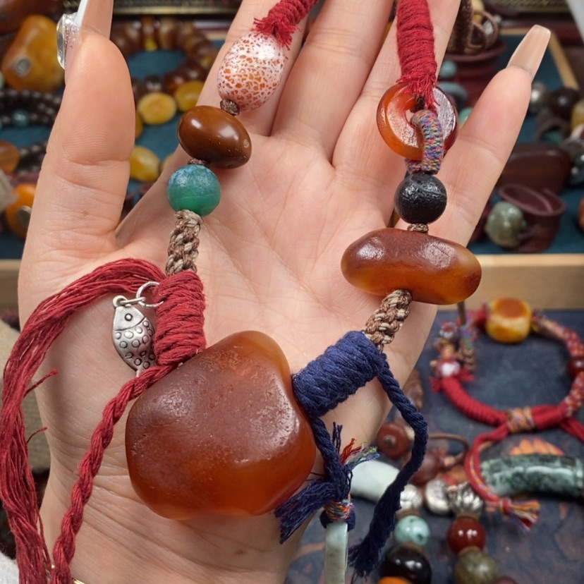 【闪购商品】蜜蜡颈饰未镶嵌项链