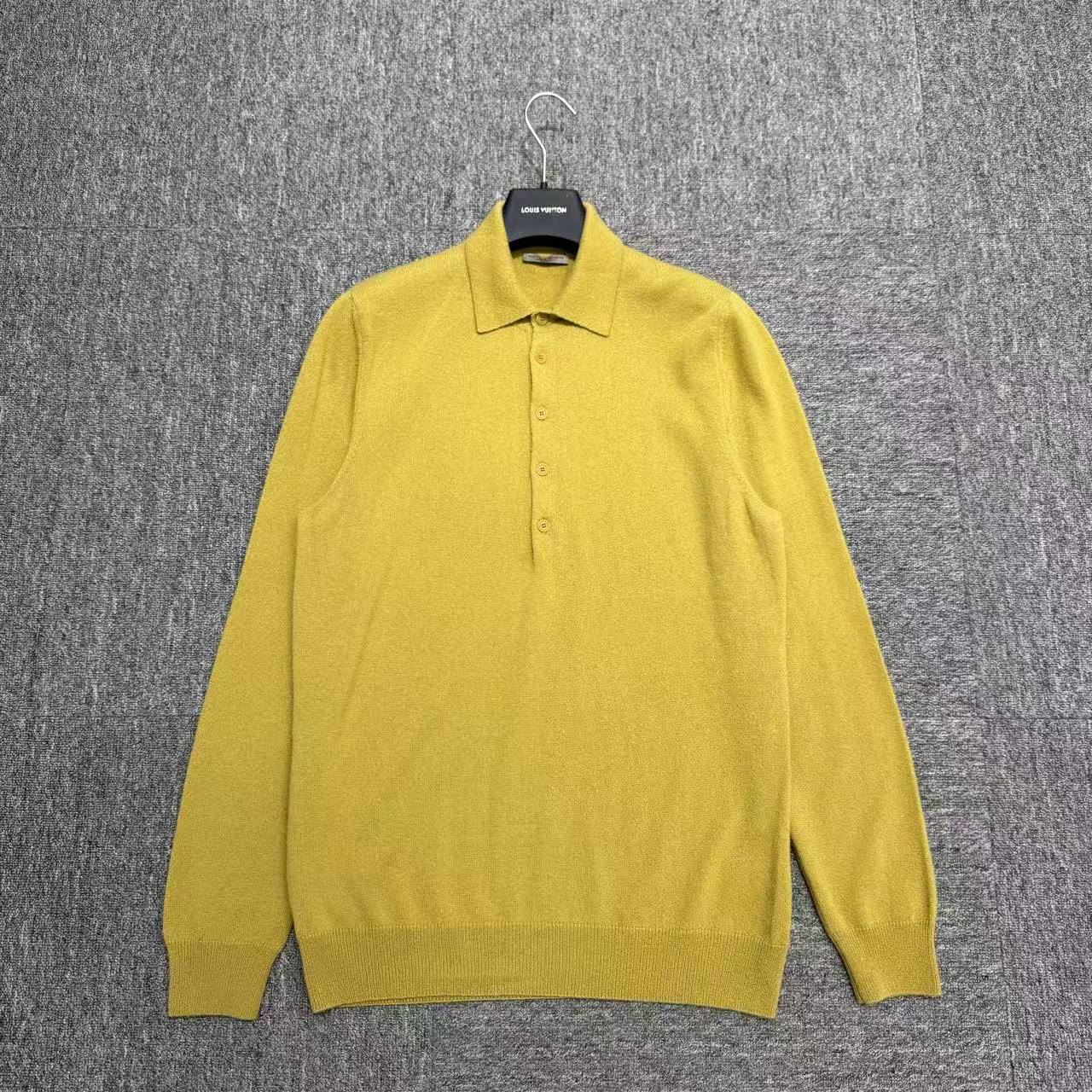 99新 BOTTEGA VENETA/葆蝶家 纯色羊绒针织衫/12495/48码