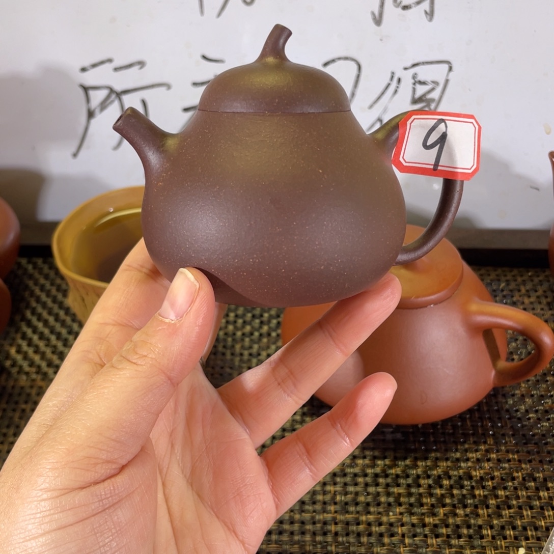 茶壶紫砂茄瓜紫泥