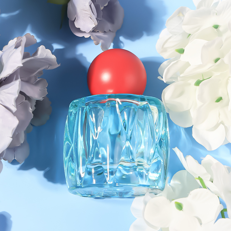 蓝色妖姬清晨露水清新自然又带着一丝甜甜的花香