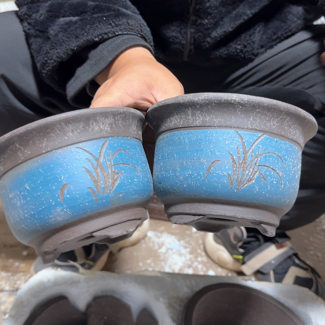 紫砂花盆瑕疵是不可能