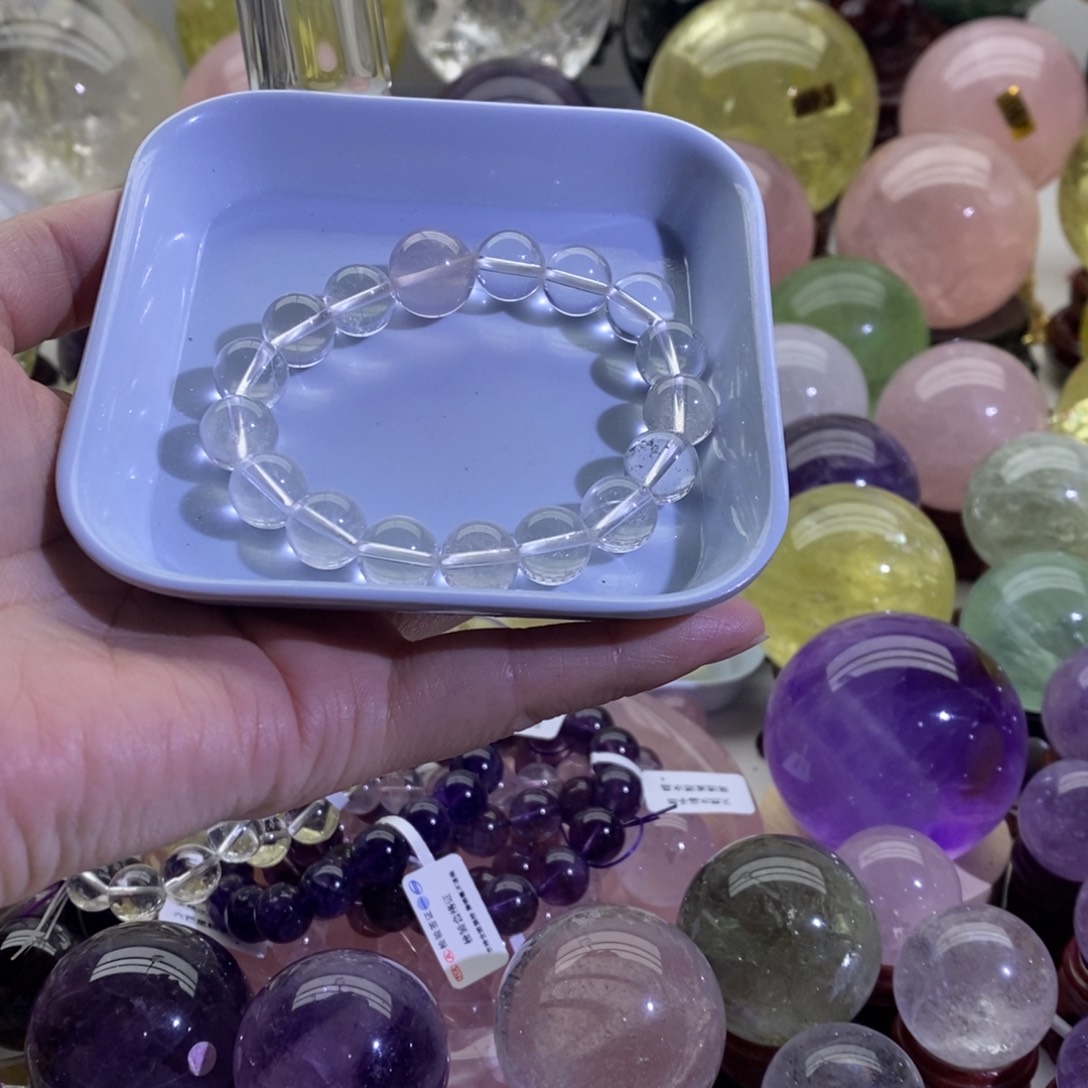 未镶嵌珠宝半成品水晶青*草7